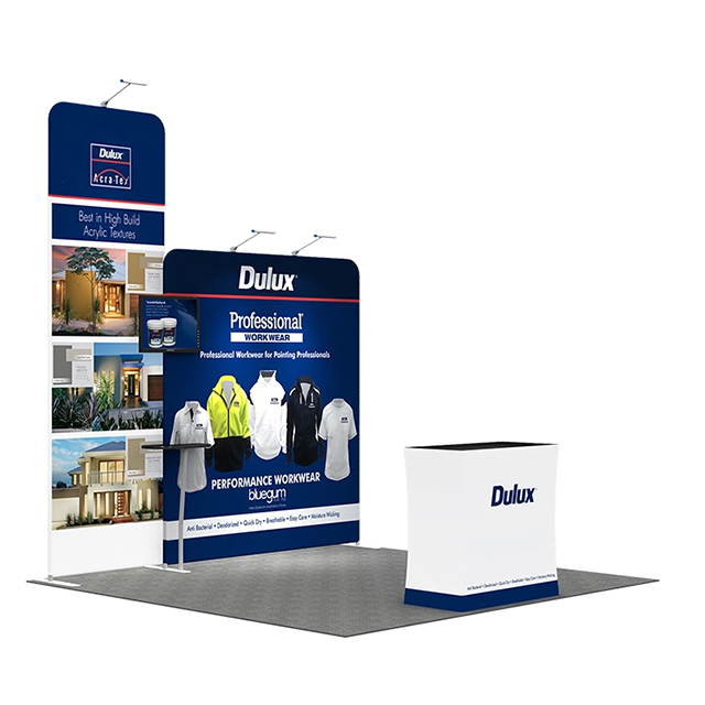 Trade Show Portable Exhibition Booth Display Backdrop Stands