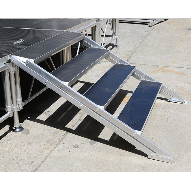 3/4/5 Steps Adjustable Height Stage Stair for Sale