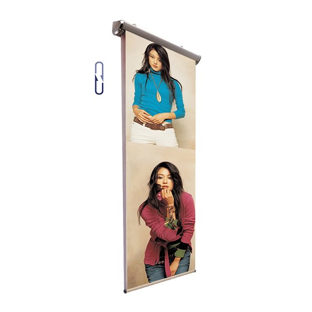 Scrolling Electric Pull Up Banner Stand D-R015