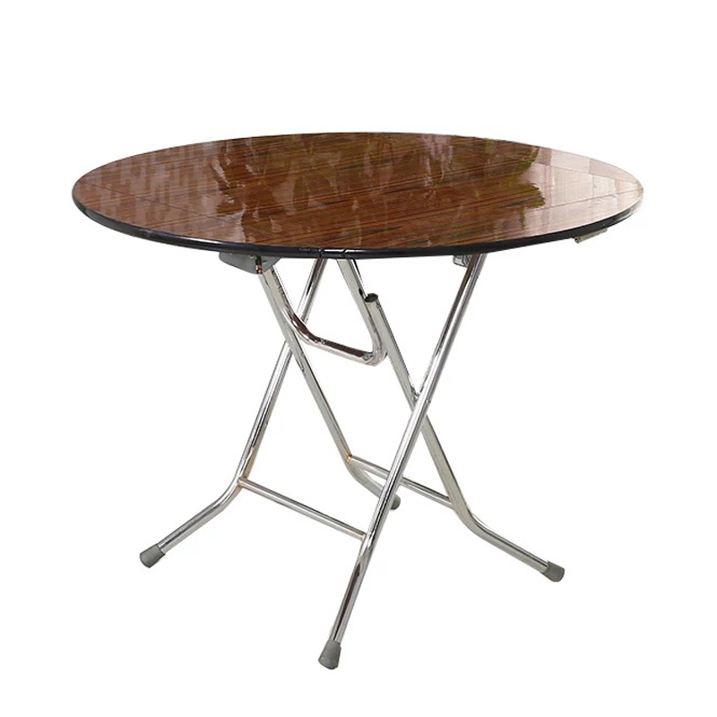 Trade Show Sqaure/round Plywood Foldable Table