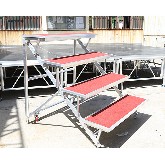 Weather Proof All Terrain Stage Height Adjustable