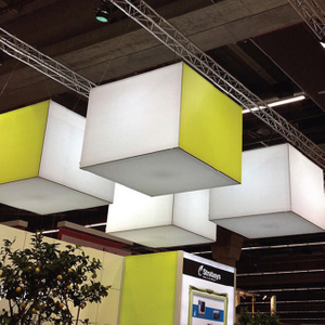 Lightweight Portable Suspended Illuminating SEG Fabric Lightbox Display