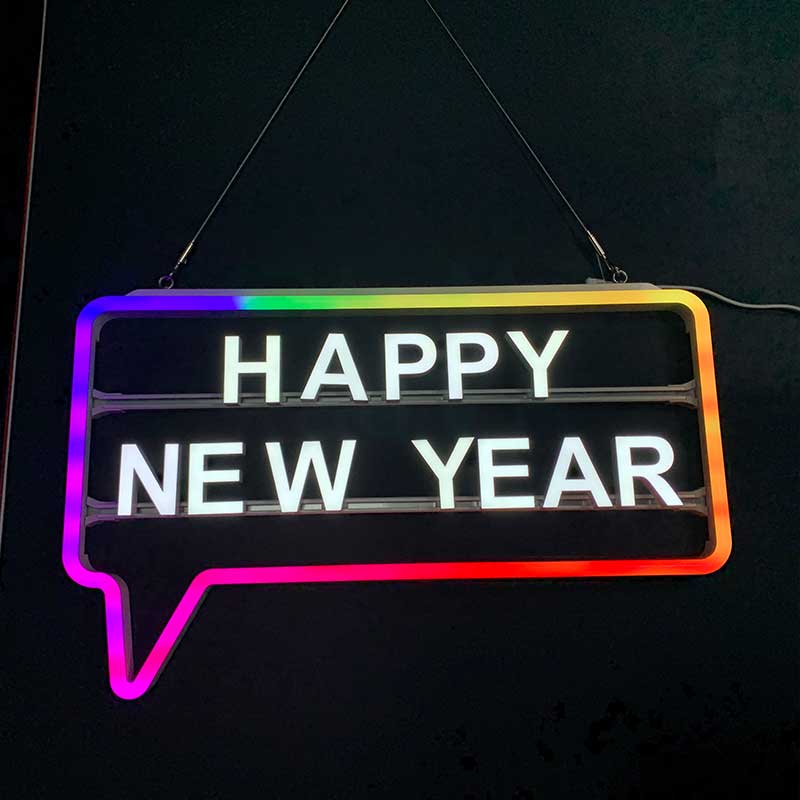 Indoor Ceiling Suspended Luminous LED Letter Signage Displays