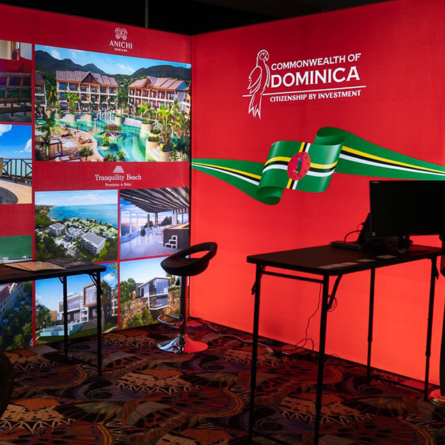 30'x30' Backlit Trade show display SEG Fabric Display Stand for Conference Backdrop